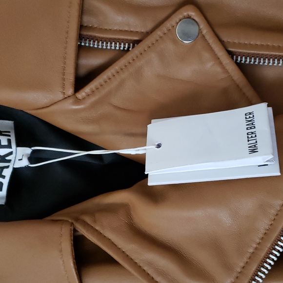 NEW Walter Baker Allison Leather Moto Jacket - Picture 5 of 12